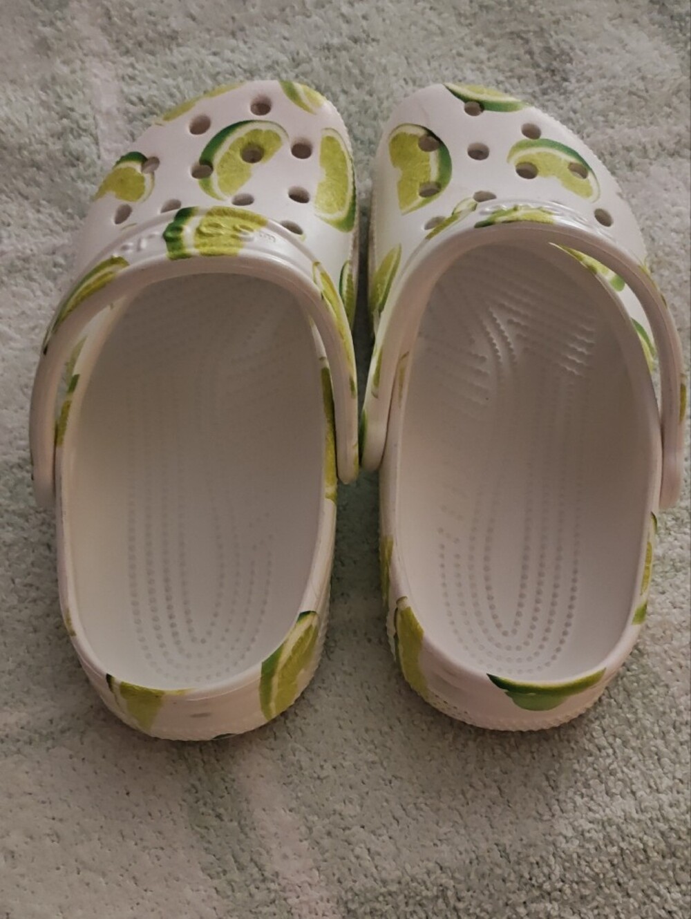 Crocs with Lime Print - Picture 3 of 5